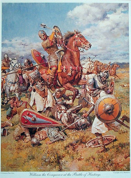 500x679 Pin By Mark Dylan Sieber On Matania, Fortunino 1881 1963 - William The Conqueror Painting