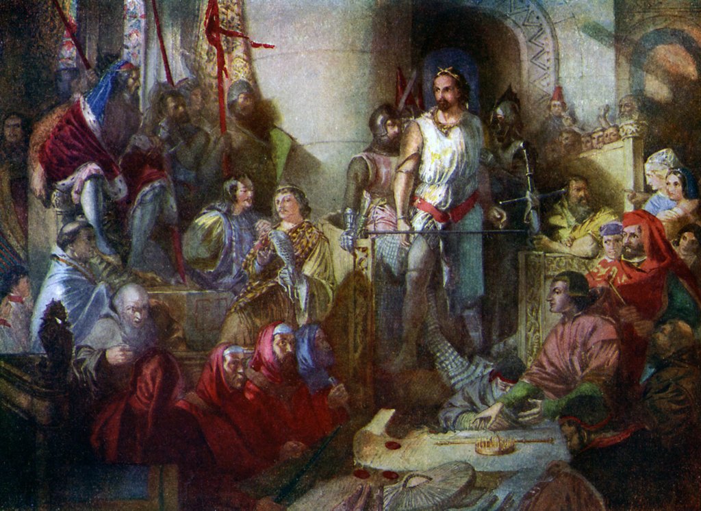 1024x746 The Trial Of Sir William Wallace Posters Amp Prints By Anonymous - William Wallace Painting