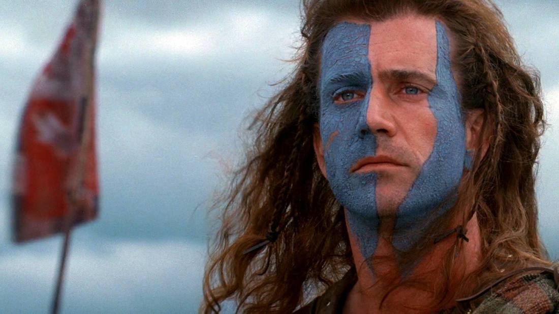 1100x619 Does William Wallace's Face Paint In Braveheart Have A Special - William Wallace Painting