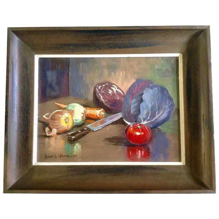740x740 Robert B. Williams, Oil Painting On Board, Signed By Artist, Still - Williams Oil Painting