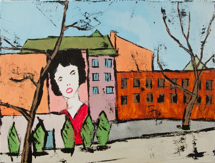 900x684 Williamsburg By Tanya Grabkova - Williamsburg Painting