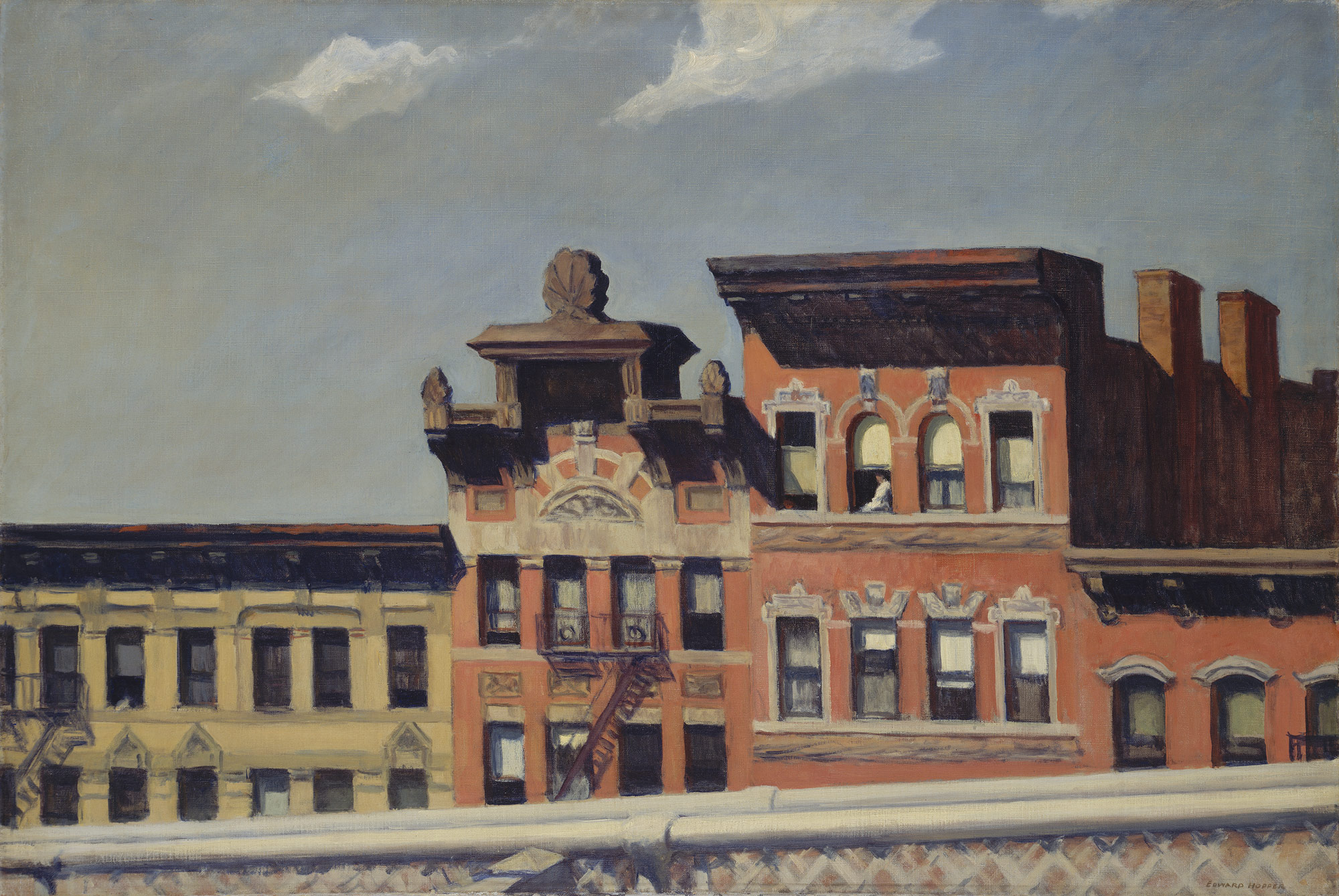 2000x1339 From Williamsburg Bridge Edward Hopper 37.44 Work Of Art - Williamsburg Painting