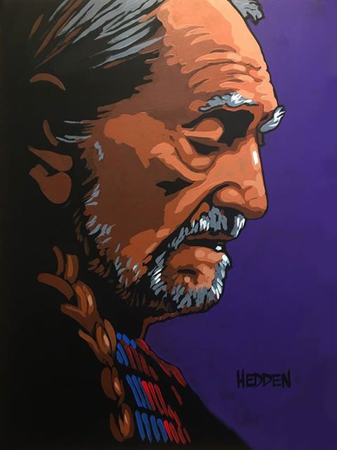 480x640 Willie Nelson Speed Painting - Willie Nelson Painting