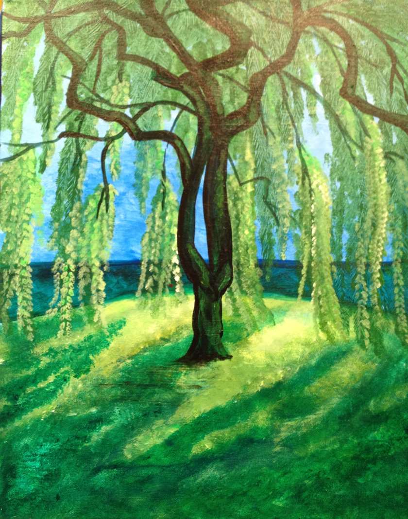 840x1067 Weeping Willow - Willow Painting