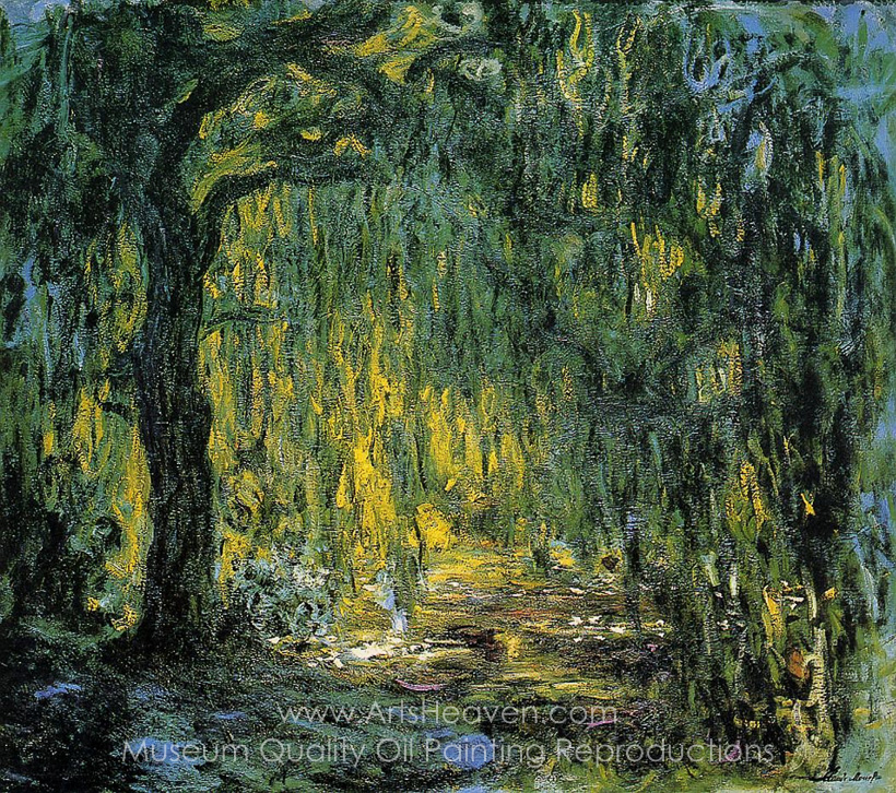 820x726 Weeping Willow Painting Reproductions Claude Monet For Sale - Willow Painting