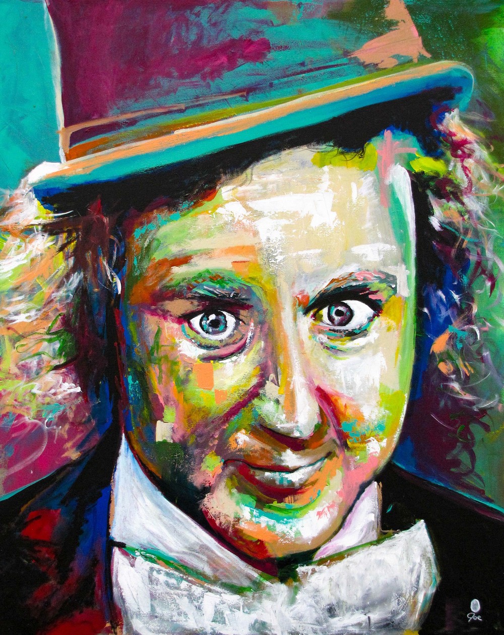1000x1259 Willy Wonka - Willy Wonka Painting