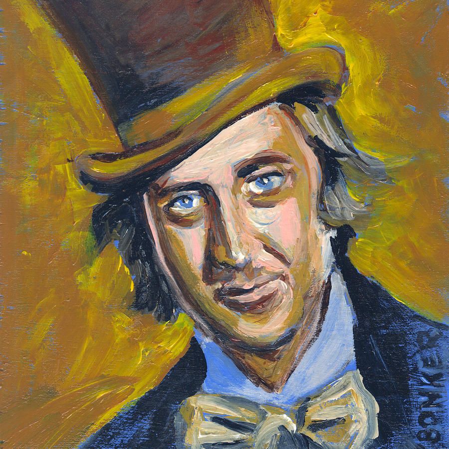 900x900 Willy Wonka Painting - Willy Wonka Painting