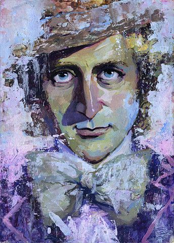 344x480 Wonka By Rich Pellegrino - Willy Wonka Painting
