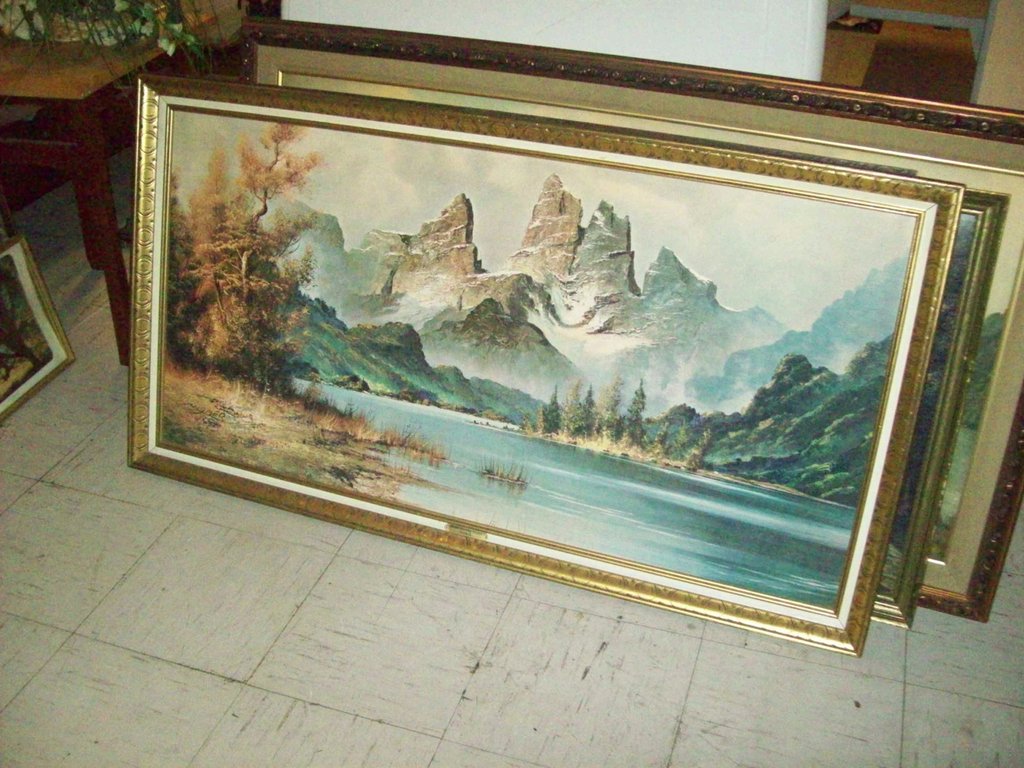 1024x768 Painting Snow Capped Peaks By Wilmer Rb7652 Amazingfindsredding - Wilmer Painting