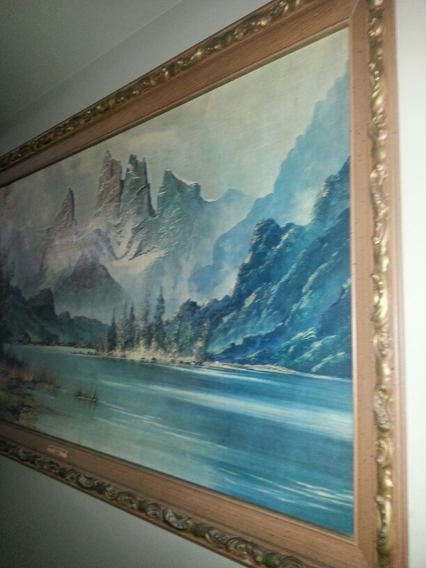 612x816 Snow Capped Peaks Wilmer Painting Antique Appraisal Instappraisal - Wilmer Painting