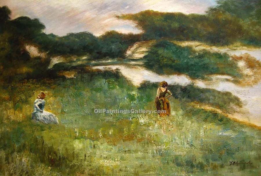 900x607 The Hermit Thrush By Thomas Wilmer Dewing (Painting Id Cl 3180 D) - Wilmer Painting