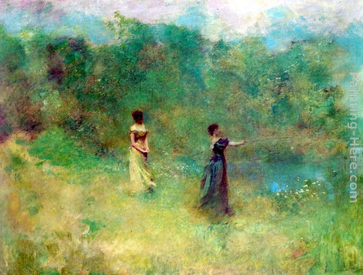 720x546 Thomas Wilmer Dewing Summer Painting Anysize 50% Off - Wilmer Painting