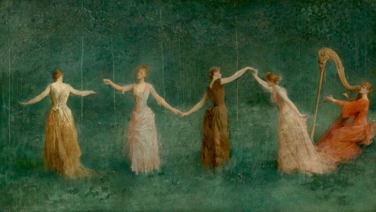 736x416 Artwork By Thomas Wilmer Dewing - Wilmer Painting