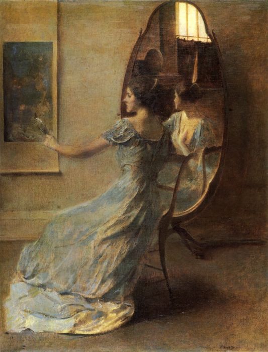 533x700 Before The Mirror, 1908 - Wilmer Painting
