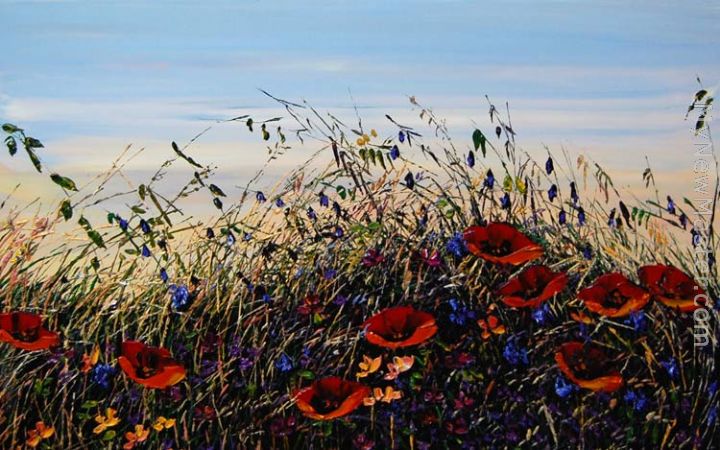 720x450 Maya Eventov Blowing In The Wind Painting - Wind Blowing Painting