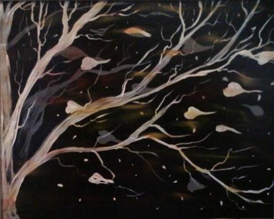 565x451 Tracy Bean - Wind Blowing Painting