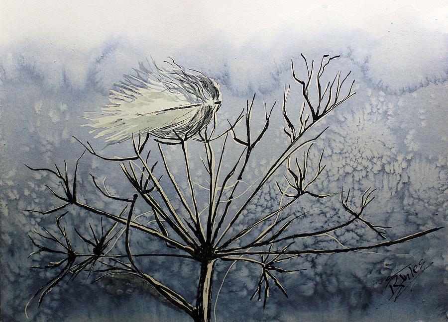 900x648 Blowing In The Wind Painting By Richard Jules - Wind Blowing Painting