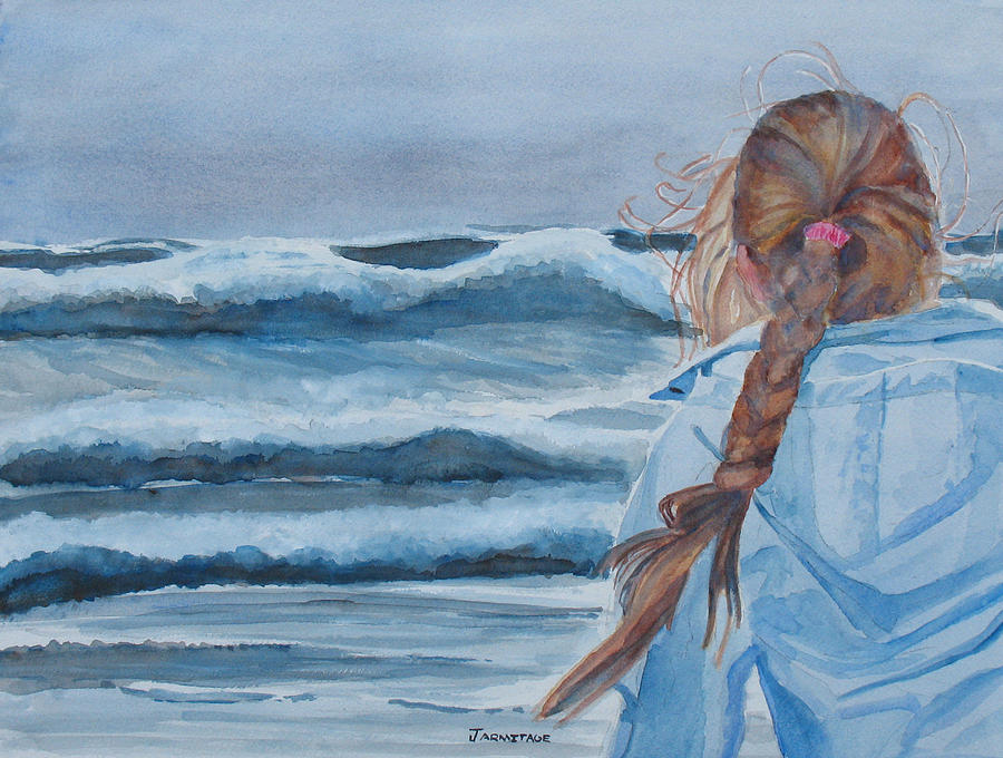 900x680 Twixt Wind And Water Ii Painting By Jenny Armitage - Wind Painting