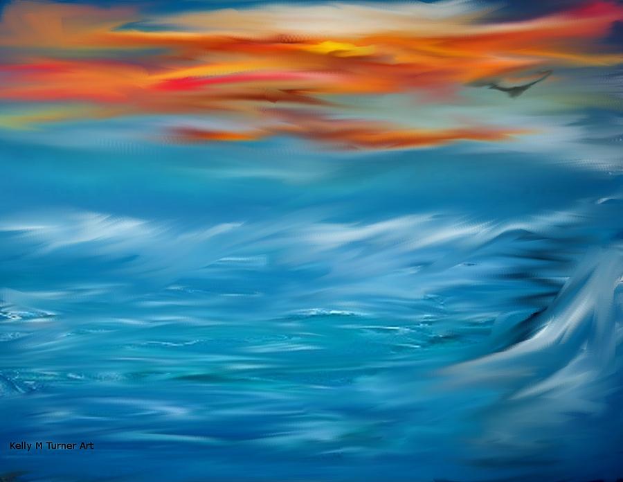 900x696 Wind Of Nature Painting By Kelly Turner - Wind Painting