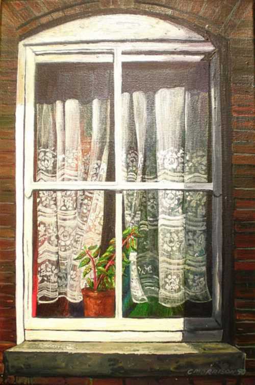 500x753 Oils - Window Art Painting
