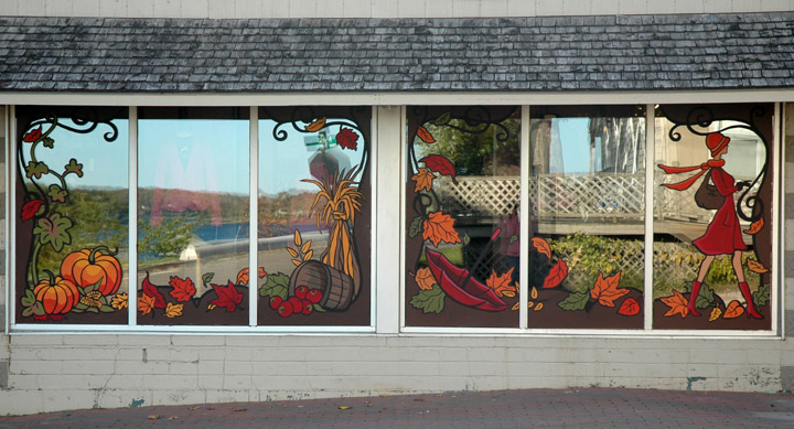 720x389 Window Painting Shiny Paint Hand Painted Signs, Window - Window Art Painting