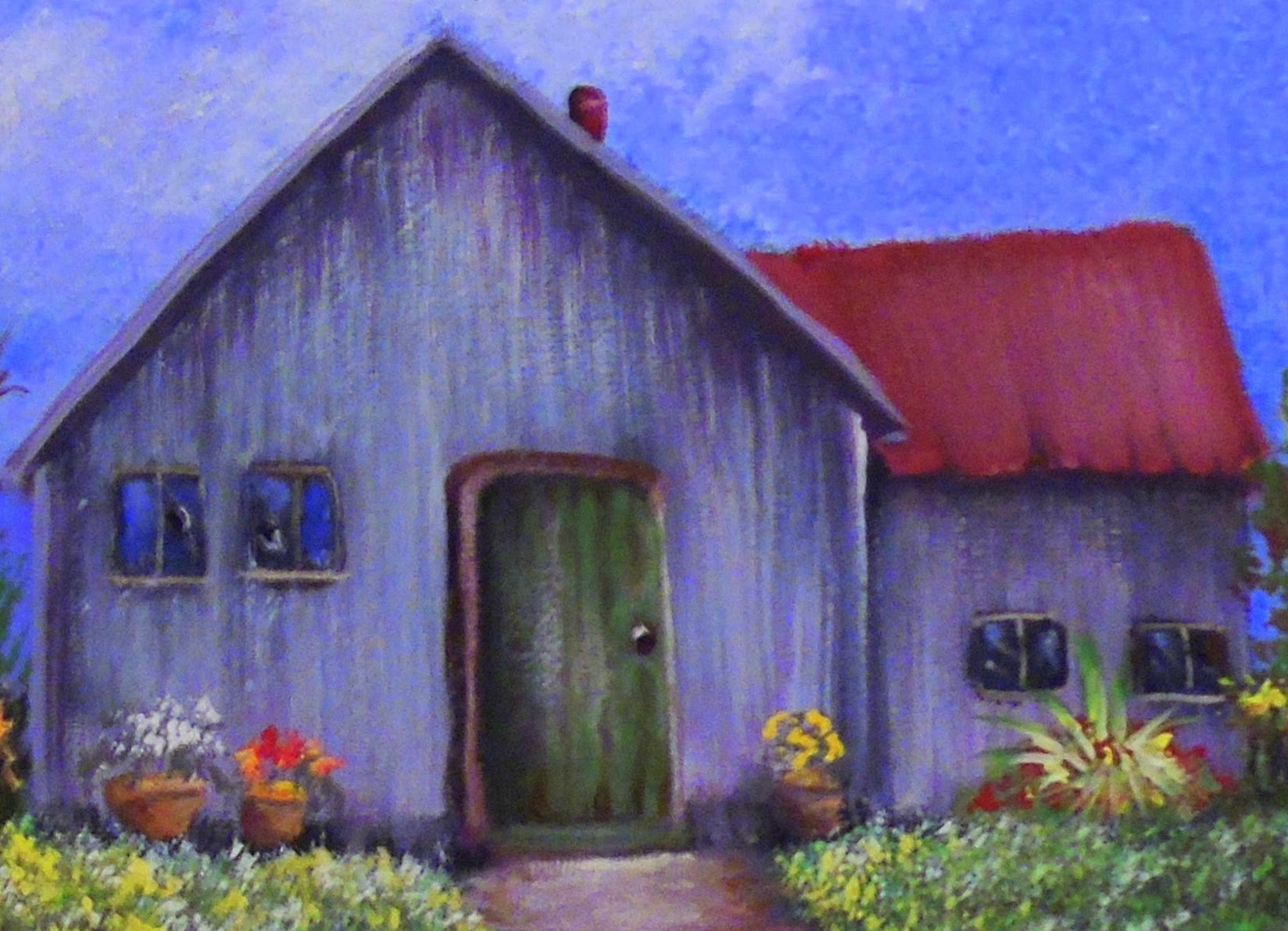 1648x1191 How To Paint Windows And Door Lesson 3 Cabin Painting - Windows Painting