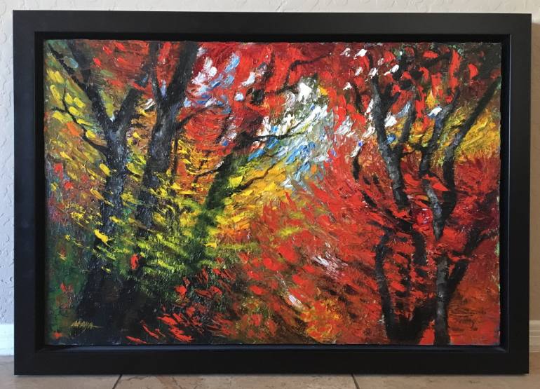 770x555 Saatchi Art Windswept Painting By Maya Henaff - Windswept Painting