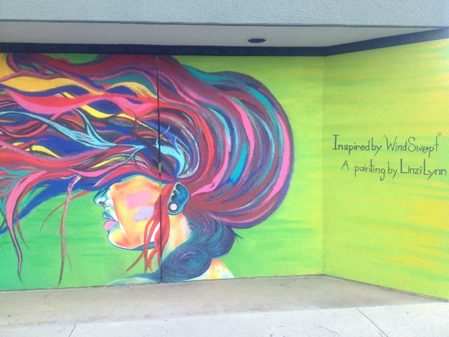 640x480 San Jacinto Campus Art Gallery Mural - Windswept Painting