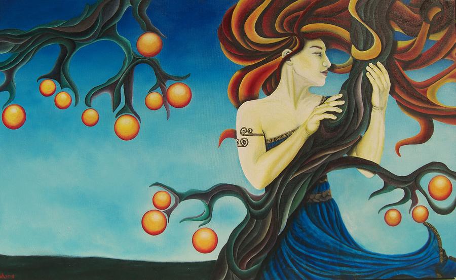 900x553 Windswept Eris Painting By Is Art E Studio - Windswept Painting