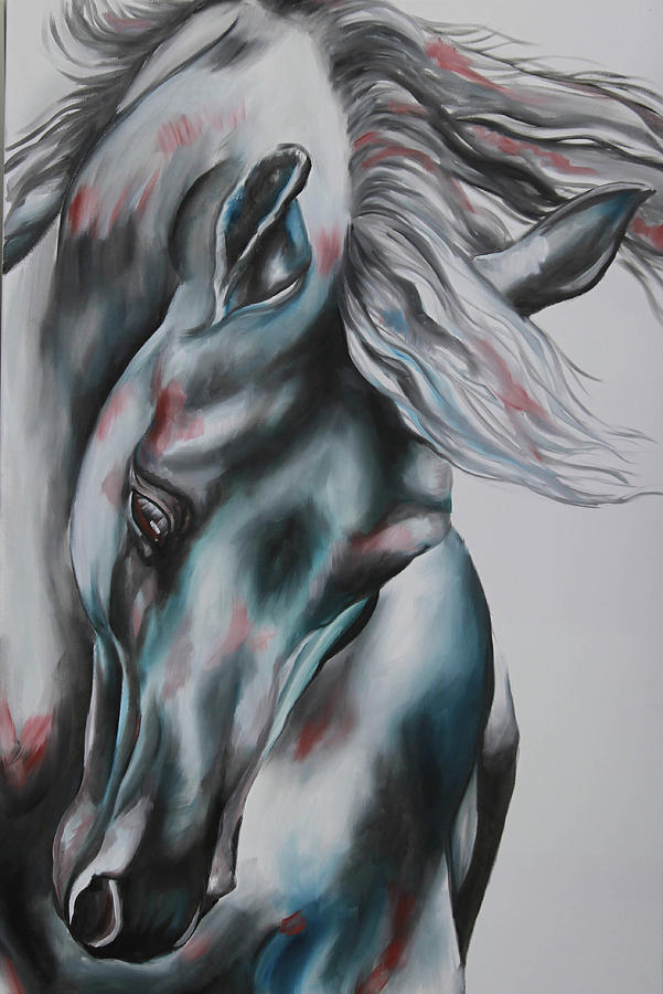 601x900 Windswept Painting By Melissa Ghiglieri - Windswept Painting