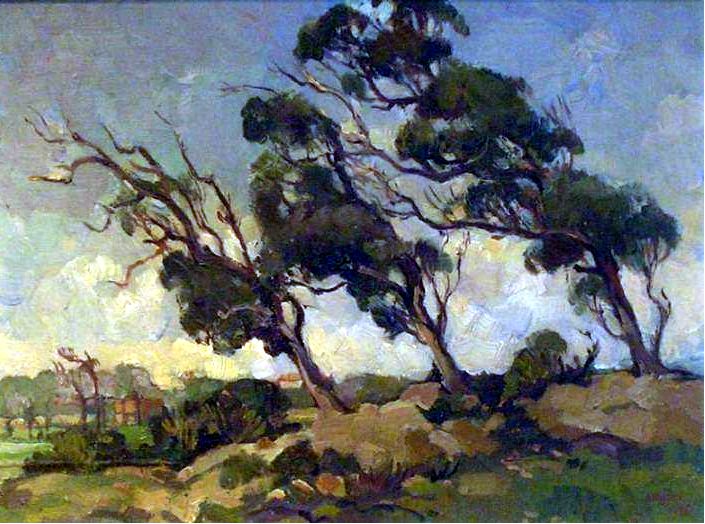 705x524 Windswept Trees, 1945 - Windswept Painting