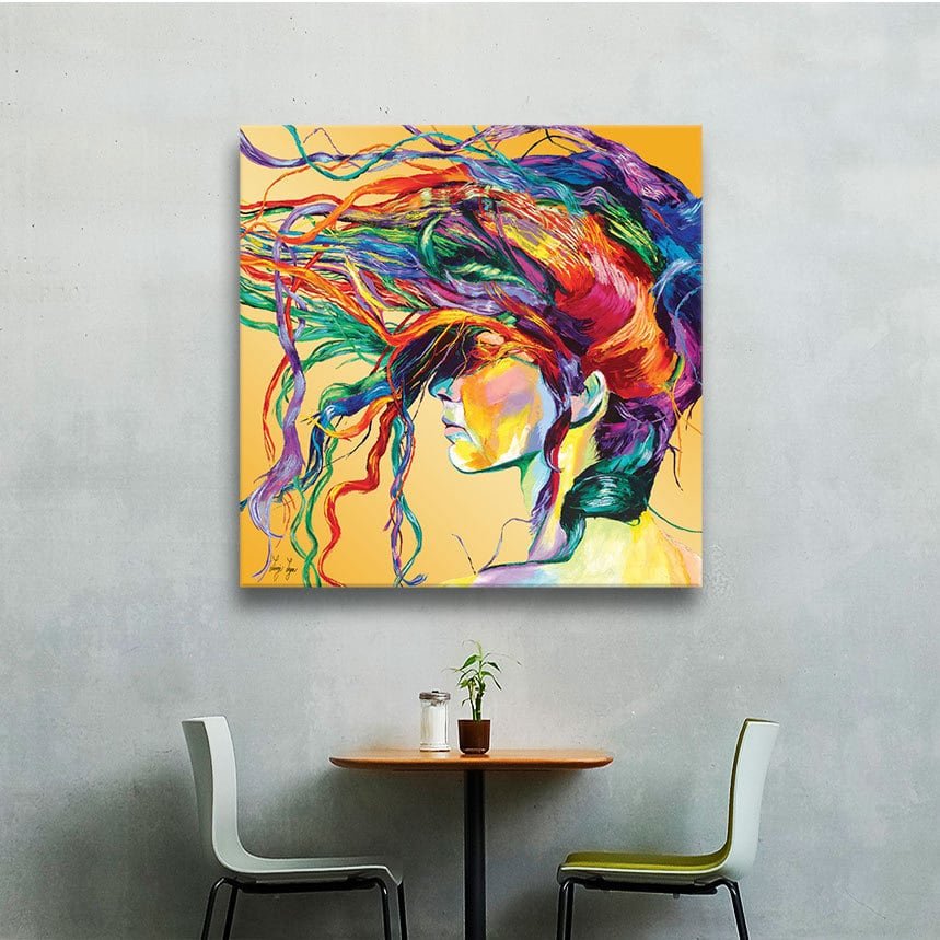 859x859 Art Wall Linzi Lynn - Windswept Painting