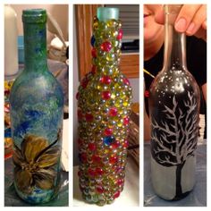 236x236 Wine Bottle Art! Get Out The Tissue Paper! Crafting Amp Jewelry - Wine Bottle Art Painting