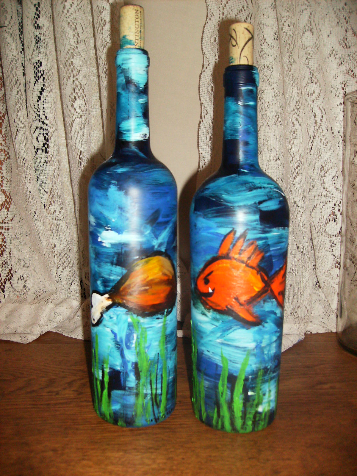 1200x1600 B. Martin Art Wine Bottle Painting - Wine Bottle Art Painting
