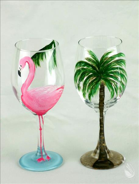 456x600 Wine Glass Art - Wine Glass Art Painting