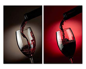 355x284 Canvas Print Wall Art Painting For Home Decor Wine - Wine Glass Canvas Painting