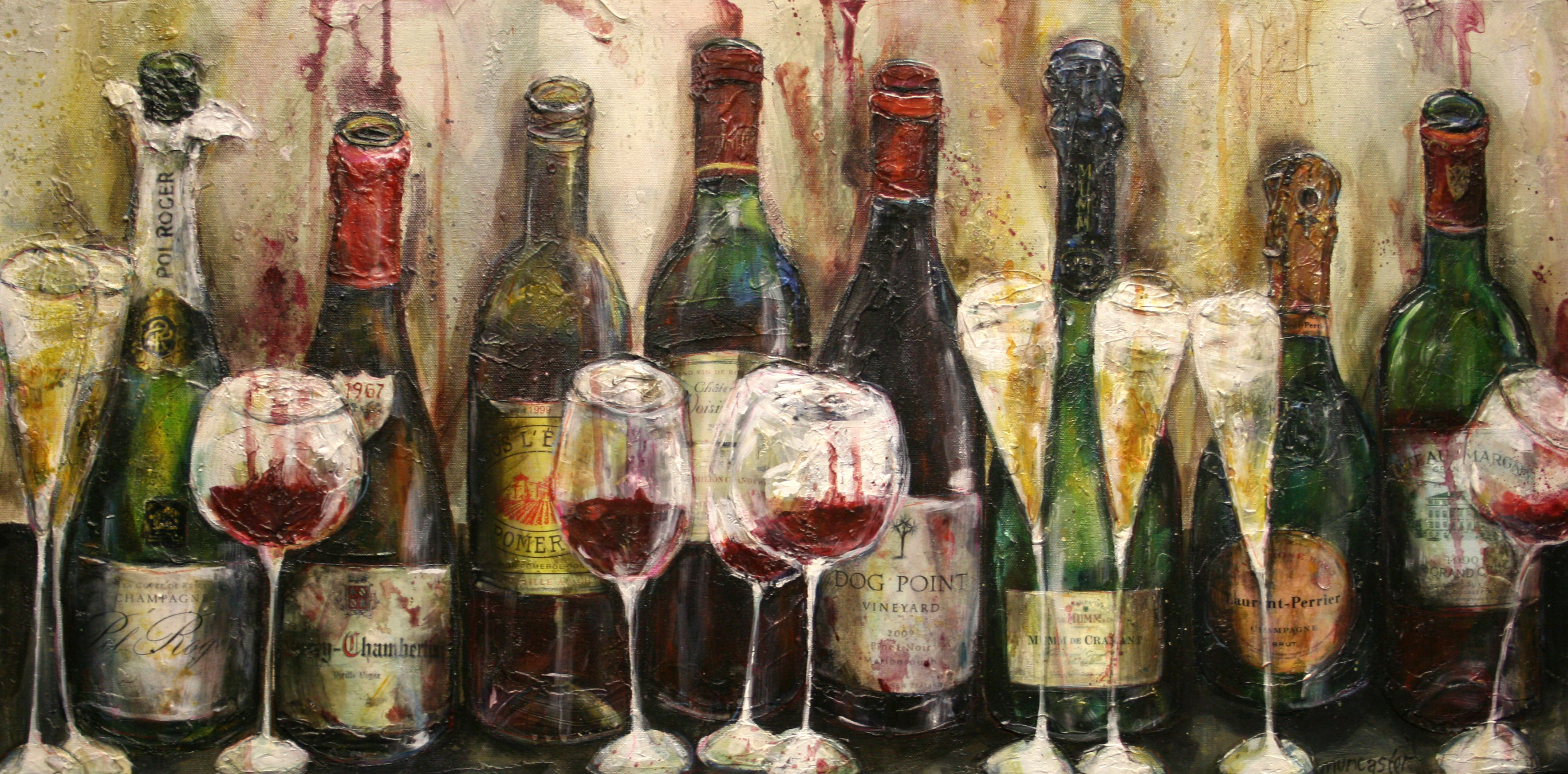 Wine Painting At PaintingValley Com Explore Collection Of Wine Painting   Wine Painting 11 