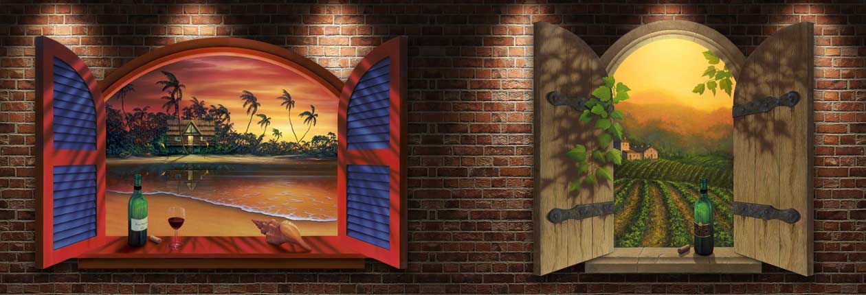 1260x430 Wine Paintings And Art - Wine Painting