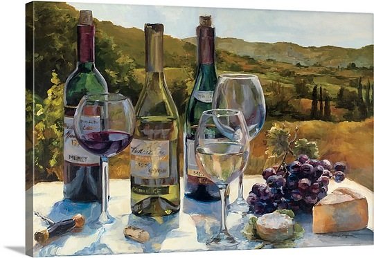 540x373 Great Big Canvas - Wine Tasting Painting