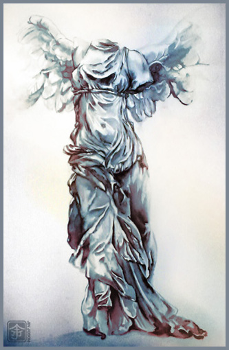 333x510 Winged Victory By Behindinfinity - Winged Victory Painting