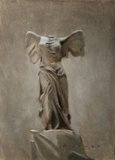 236x328 My Painting I Did Of The Winged Victory Of Samothrace Statue My - Winged Victory Painting