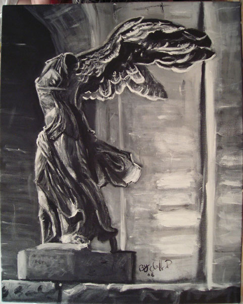 481x600 Winged Victory Of Samothrace By Cliford417 - Winged Victory Painting