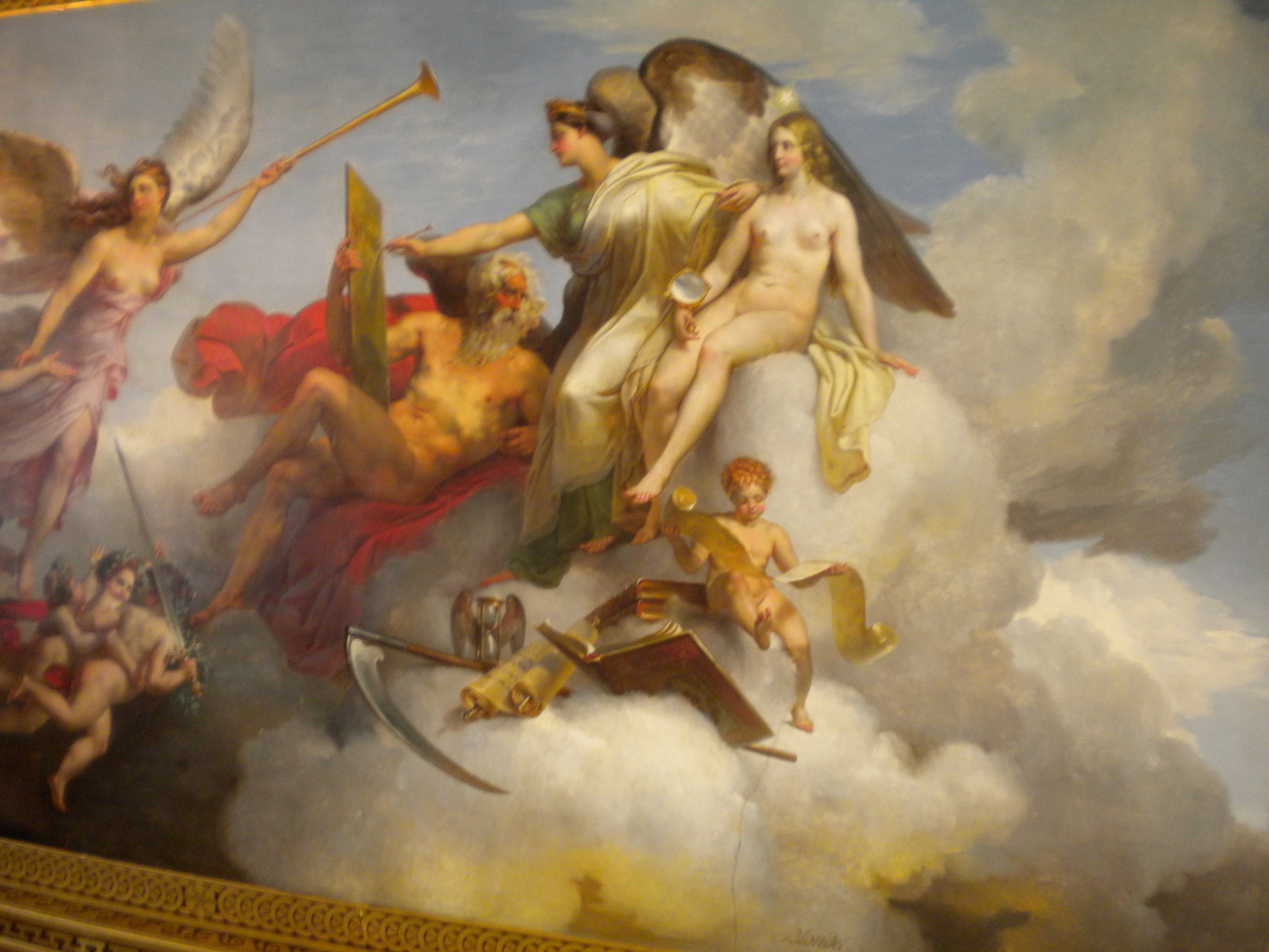 3648x2736 Paris, Du Louvre. Friend Nature Artist D.a. Hartley - Winged Victory Painting