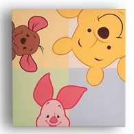 195x195 Winnie The Pooh Canvas Made By Me Canvases - Winnie The Pooh Painting