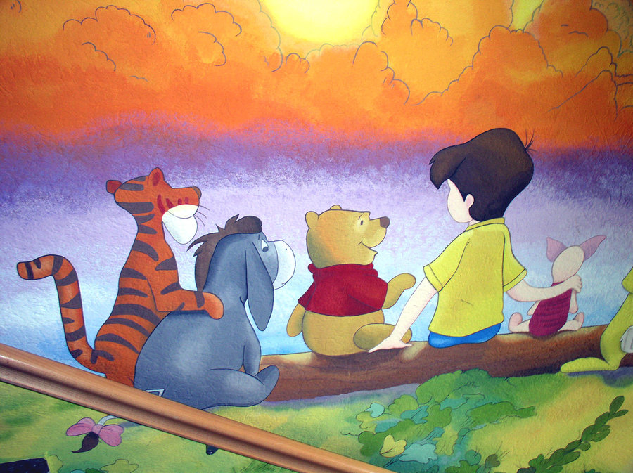 900x673 Winnie The Pooh Wall Art 2 By Ginas Cakes - Winnie The Pooh Painting