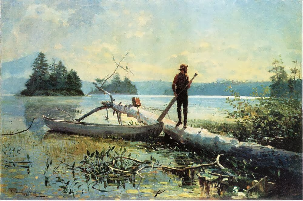 Lost on the Grand Banks  by Winslow Homer  Giclee Canvas Print Repro
