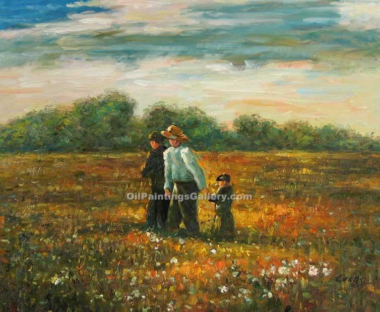 754x619 In The Mowing By Winslow Homer (Painting Id Ei 0220 Ka) - Winslow Homer Painting Value