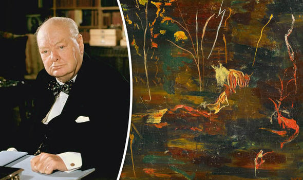 590x350 Sir Winston Churchill's Last Ever Painting Expected To Fetch - Winston Churchill Painting