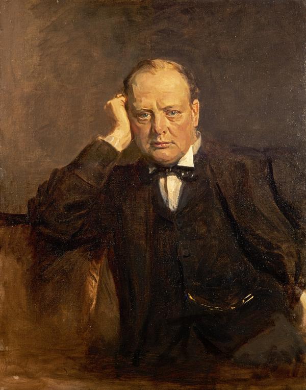 600x764 Sir Winston Churchill, 1874 - Winston Churchill Painting