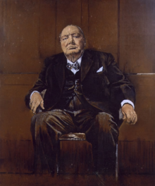 220x264 Sutherland's Portrait Of Winston Churchill - Winston Churchill Painting
